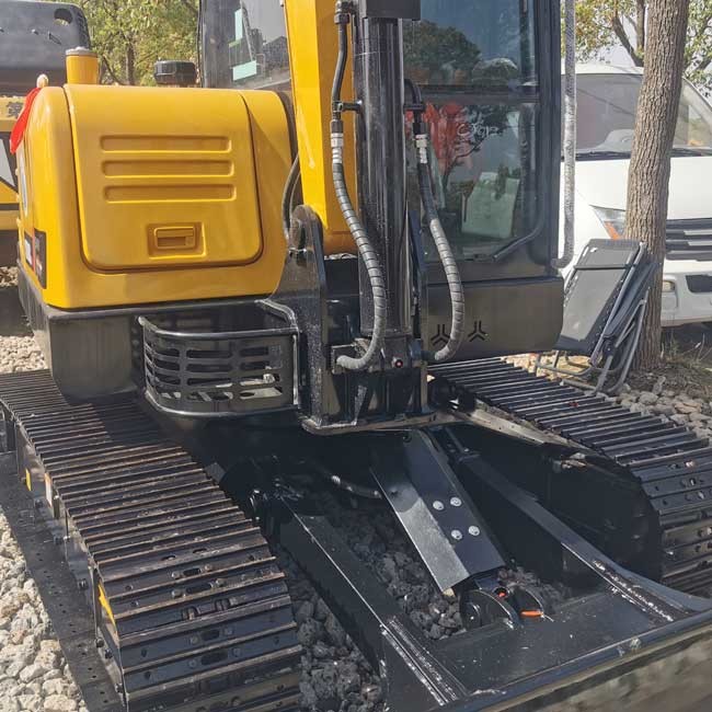 Used Crawler Excavator 0.28m3 Bucket Capacity SANY SY60 Small Size