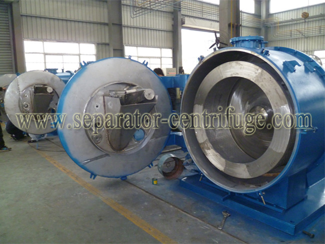 Horizontal Structure Siphon Peeler Centrifuges Spiral Discharge For Starch