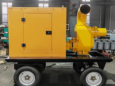 Self Priming Diesel Water Pump Set 1450 RPM Diesel Engine Water Pump For Mine