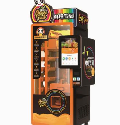 Custom Automatic Juice Vending Machine Commercial Fresh Orange Juicer 110V -