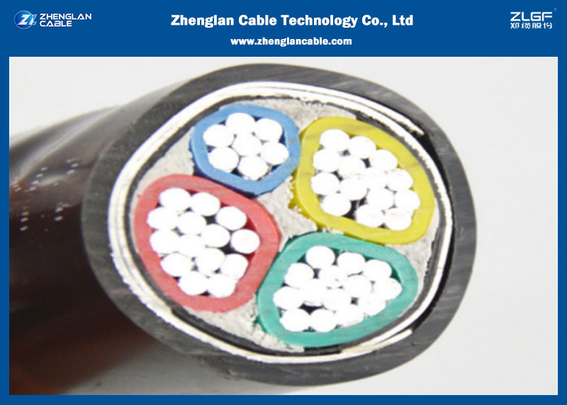 Four Cores Low Voltage (0.6kv/1kv ) Fire Resistant Cables XLPE Insulation