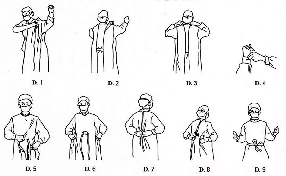 CE EN14126 AAMI Pb70 Disposable Lab Coats PP PE Coated Non Woven Isolation Gown