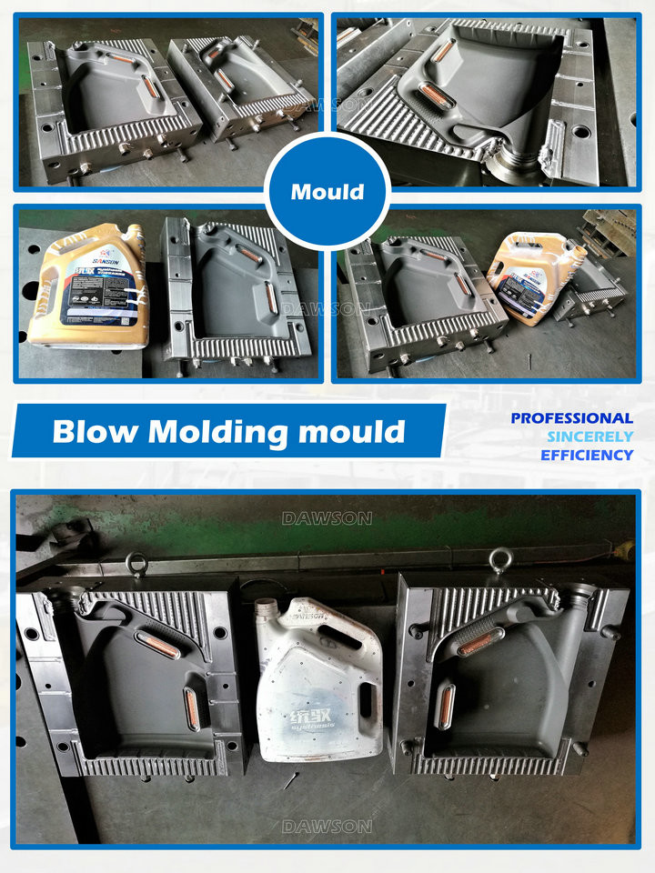 5L S50C Plastic Bottle Mould SCR45 Continuous Extrusion Blow Molding