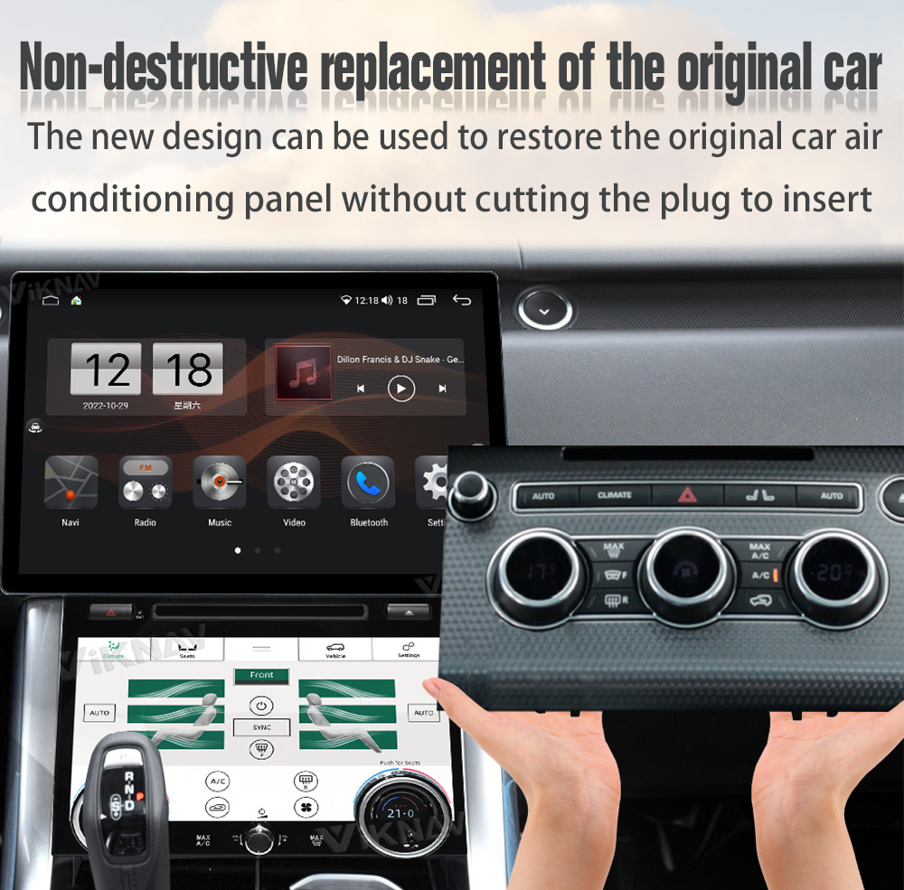 Viknav Car Radio For Land Rover Range Rover Sport L494 (2013-2017) 13.6 inch Android Autoaudio GPS CarPlay
