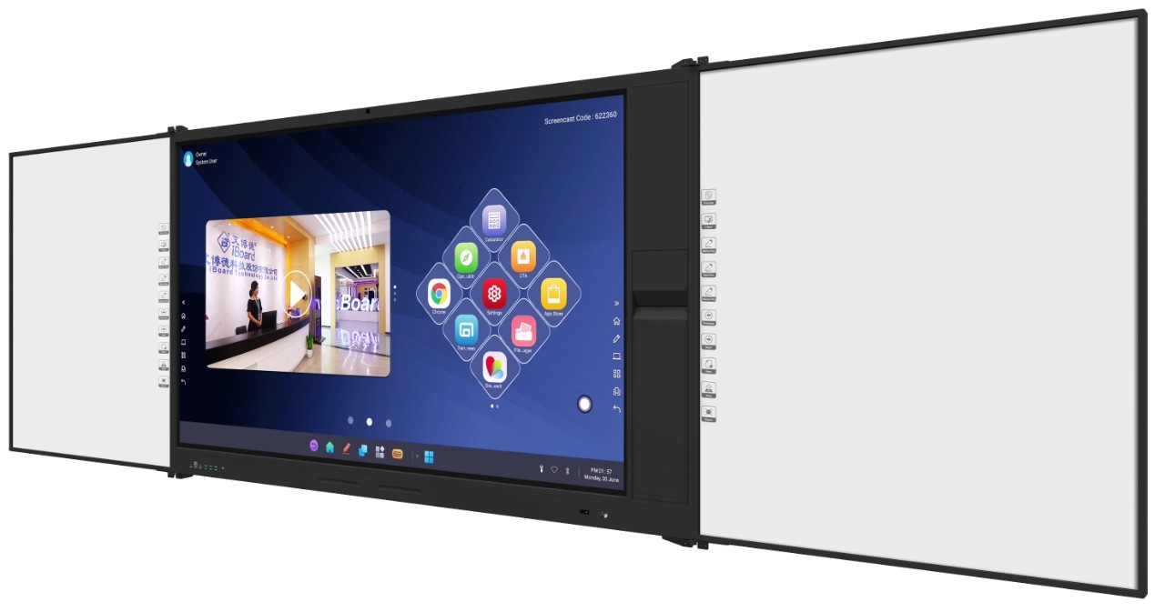 China 75 86 Del Basamento Da 100 Pollici A Raggi Infrarossi Touch Screen Display Smart Tv Sistema Di Promethean Lavagna Interattiva