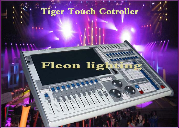 6144CH Tiger Touch DMX Lighting Controller High-Class CPU 15 Lighting Control System