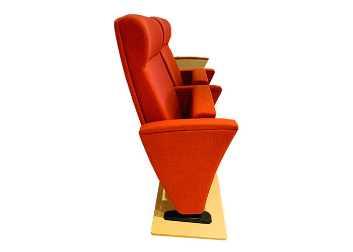 Fabric School Hall Church Auditorium Chair With Upholstery Seat Pan