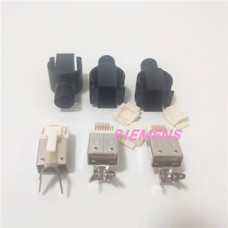 18-24 AWG Servo Motor Power Connector Metal / Plastic