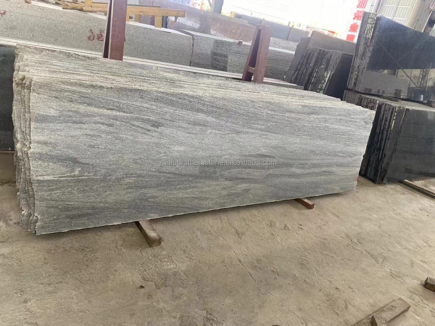 Villa Stone Polished Galaxy Green Granite Slabs for Interior and Exterior Renovation