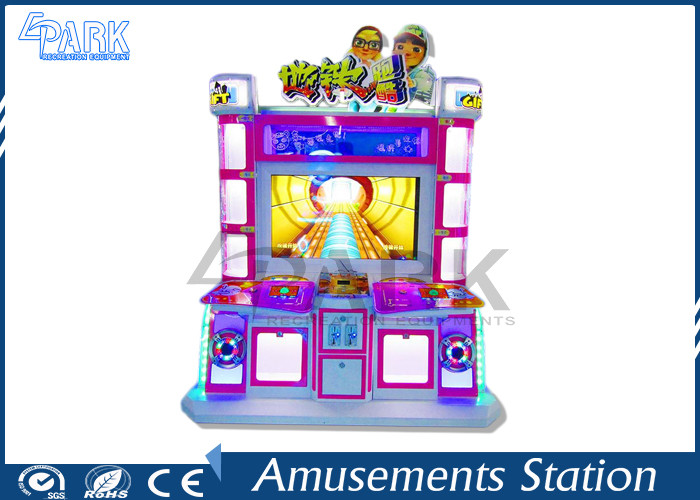 Interactive Parkour Arcade Machine Coin Operated Video Entertainment Equipment