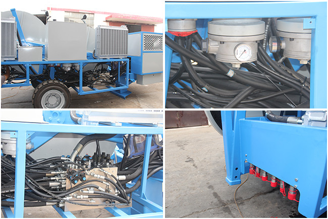 Water Cooling System Max Tension 2x45kN / 1x90kN Hydraulic Pulling Machine