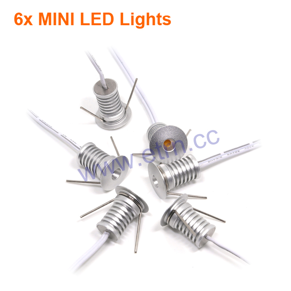 6W Dimmable Flashes LED Downlight Sharp Bright Cabinet indoor ceiling Light Spotlight