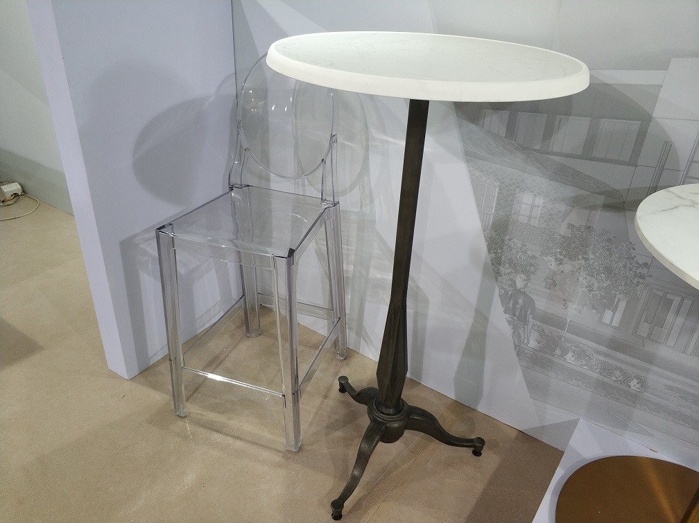 Cast Iron Restaurant Table Bases Pub Height Bar Table Legs Cafe Table Metal Finish
