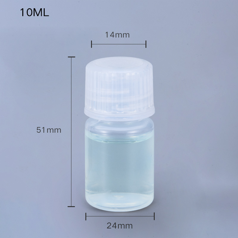 1L Transparent PP Thicken Plastic Chemical Reagent Lab Leakproof Bottles with Screw Lid