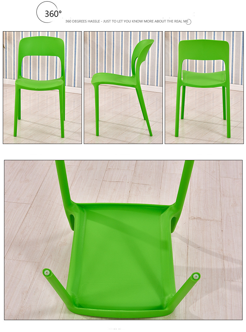 Solid Color Kids Plastic Chairs For Dining Room / Living Room / Bedroom