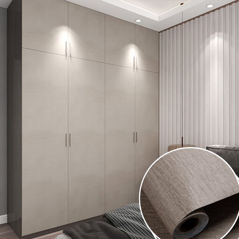 PVC Retro Wood Grain Self-Adhesive Wallpaper Peel And Stick Waterproof Stickers Removable Anti-Scratch For Kitchen