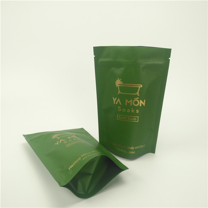 Aluminum Foil Bottom Gusset Bags Leak Proof Logo Printing k Packaging