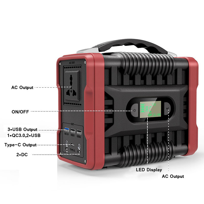 155W Portable Charging Unit 42000MAh Power Bank Emergency Home Use