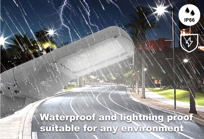 50W Outdoor LED Street Lights SMD 2700 - 6500K CCT Customized Color Design