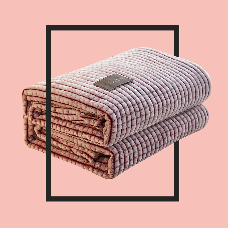 Soft and Comfortable Milk Fleece Blanket for Child Single Bed or Air Conditioning