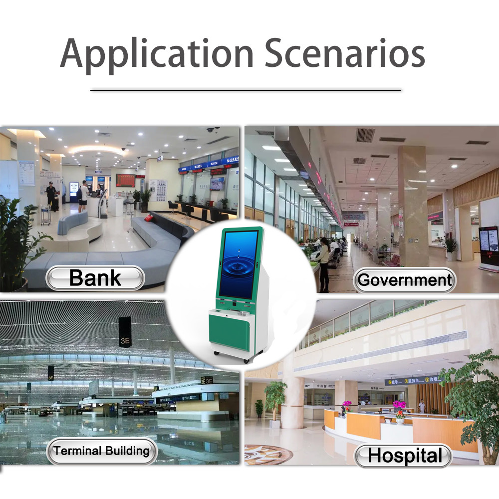 Smart Self Printing Kiosk Terminal Payment Self Service Credit Card Kiosks With Pos