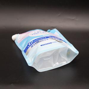 Durable And Convenient Spout Pouch With Handle For Laundry Detergent Packaging