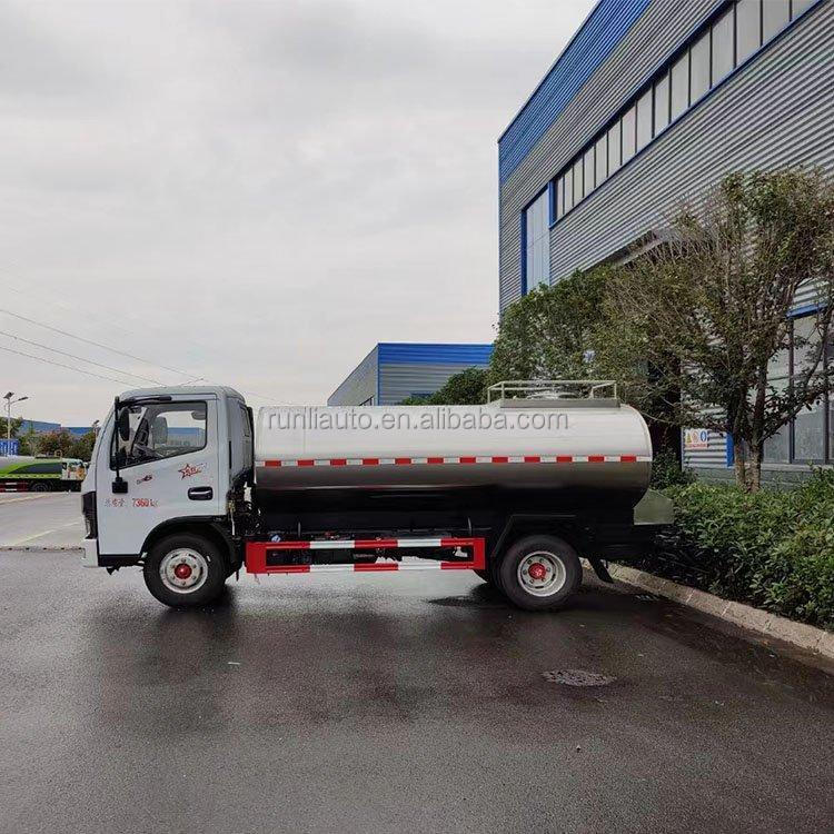 Factory DFAC DongFeng Fresh Milk Tanker Truck Milk Tank Truck