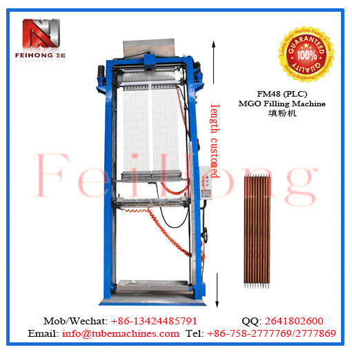 mgo powder filling machine for tubular heaters