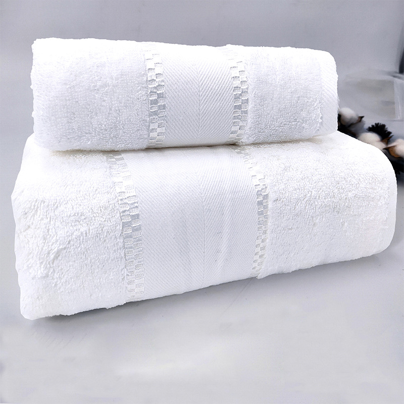 Five Star Hotel Bath Towel Set with Customized Size in SOLID COLOR 16S Cotton Towel
