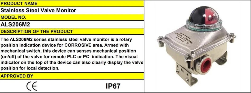 Leak Proof Stainless Steel Limit Switch Boxes M2 M20 Cable Entry