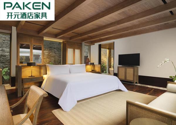Tropical Luxury Holiday / Resort Hotel On Island Natural Themed Solid Wood