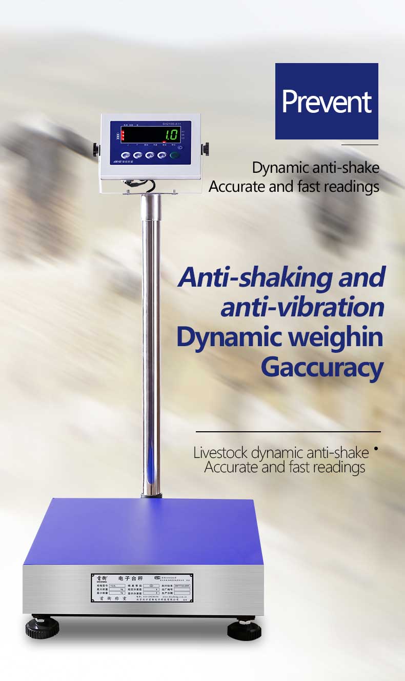 Sturdy 150kg Industrial Digital Platform Scale with 5v/1A Power Supply and LED Display