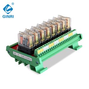10A Optocoupler Isolated Relay Module PLC Relay Module Omron 8 Channel 5V 12V