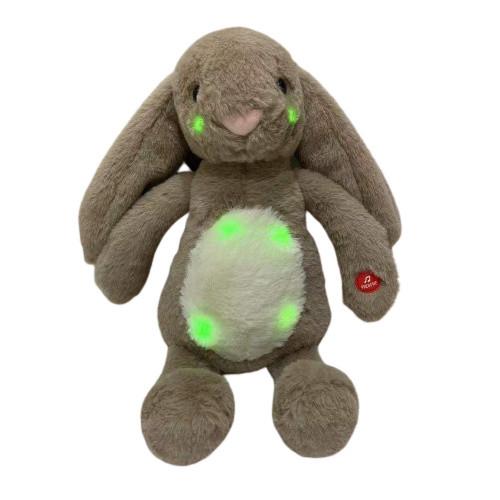 Quality Singing 0.25M 9.84in Stuffed Animal With Light Up Belly Plush Toy for sale