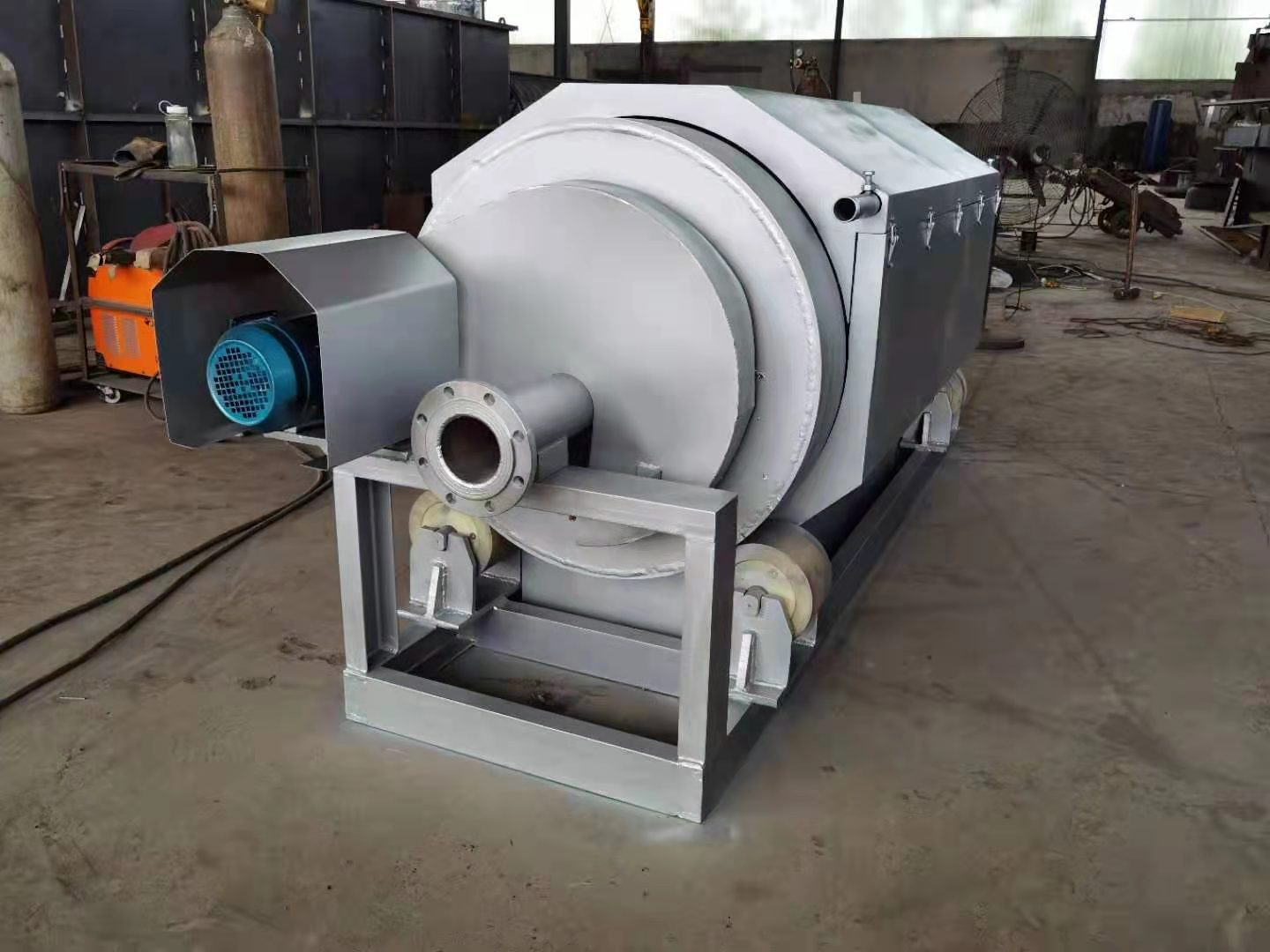 SS304 316 Aluminum Shredder Machine Aquaculture Microfiltration Machine Drum Filter