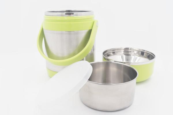 2L Outdoor used stainless steel portable food warmer insulated vacuum stewed hot