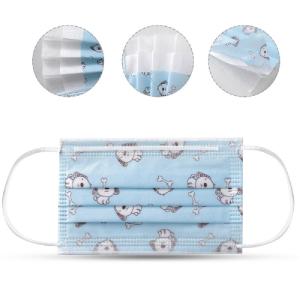 Washable and Reusable Cotton Dust Face Masks with Various Colors for Boys and