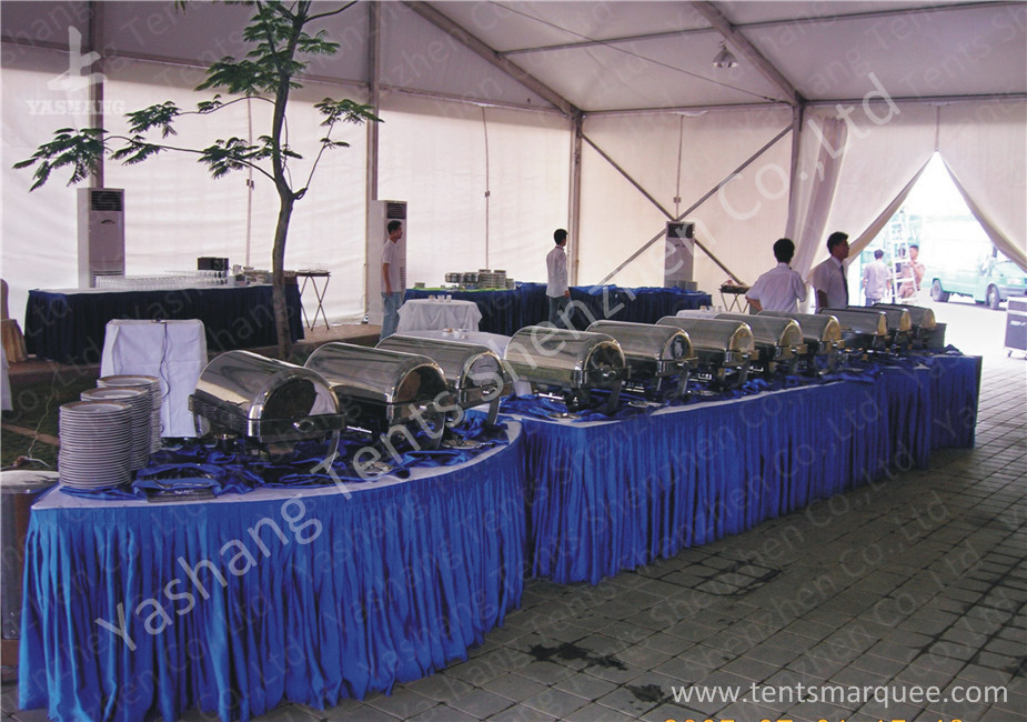 20x35M Large Canopy Tent With Sidewalls , Outdoor Party Marquee Soft Pvc Fabric Cover