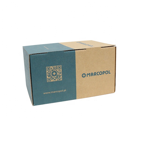 Custom logo color printing corrugated box packaging performance is stable and foldable
