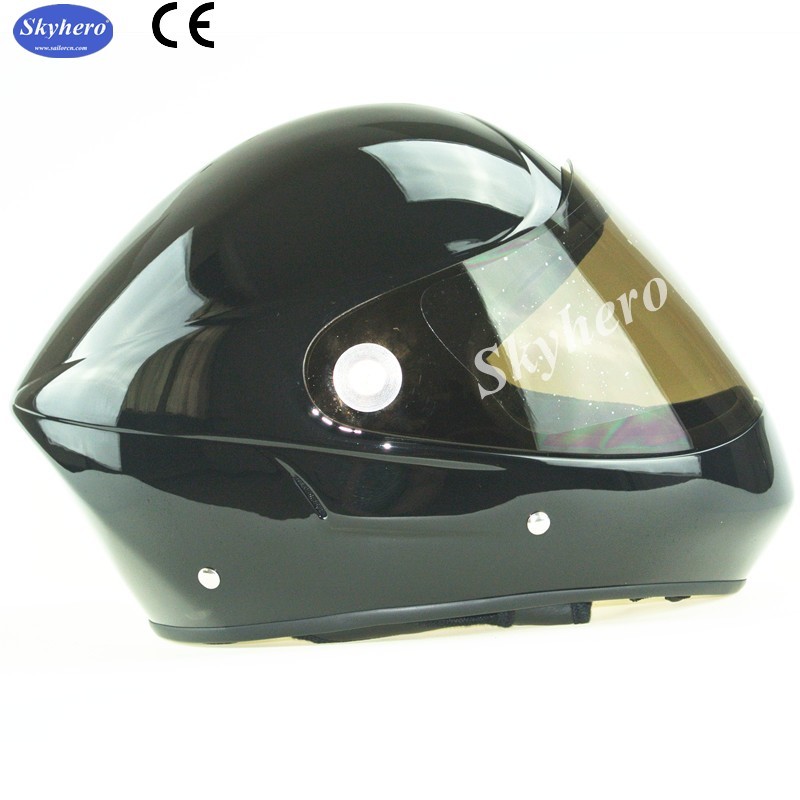 Black colour Full face Paragliding helmet GD-F Hang gliding helmet EN966 certificated