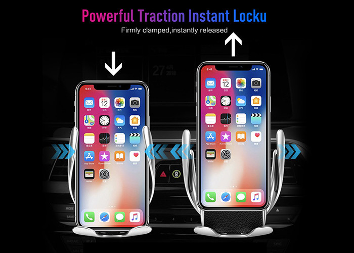 10W 9V 1.67A Auto Clamping QI Wireless Car Charger