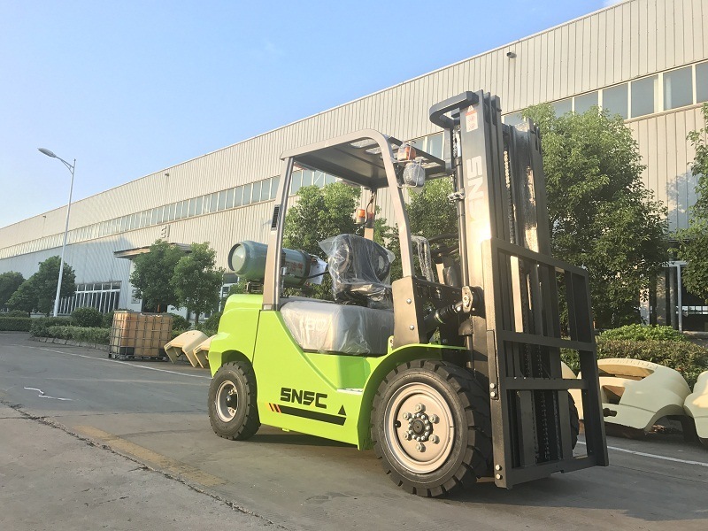 Counterbalanced LPG Forklifts Truck 3ton Gas Fork Lift
