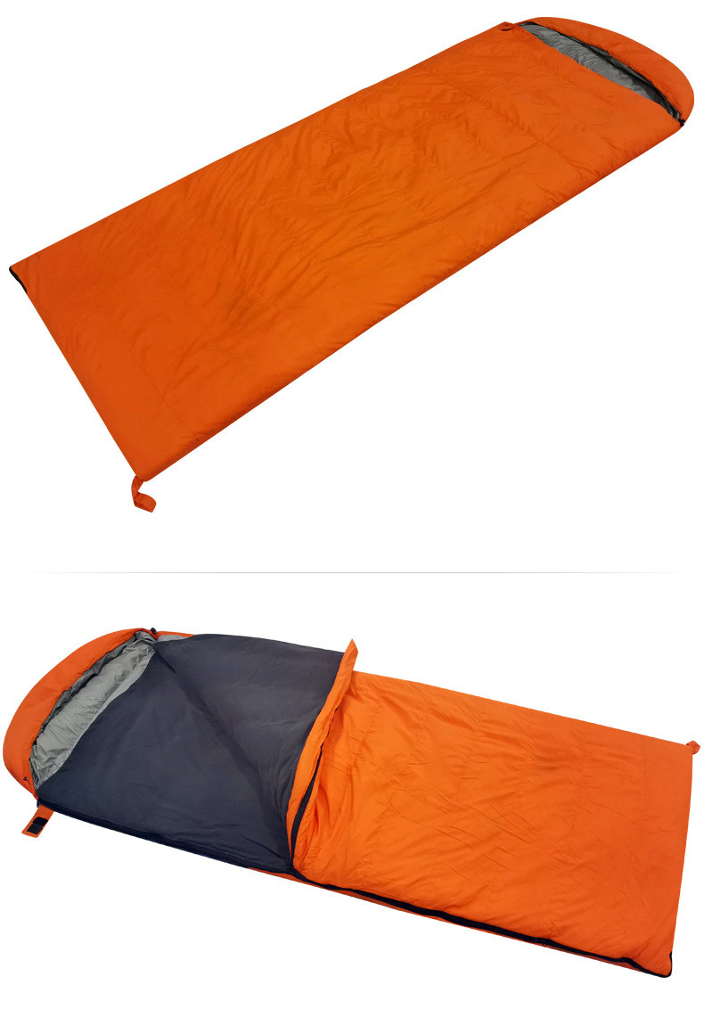 Envelope Folding Outdoor Sleeping Bag Warm Camping Blanket With Storage Bag