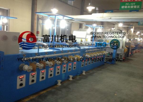 24Pcs Alloy Wire Annealing / Cable Coiling Machine For Single Wire Dia 0.04 - 0