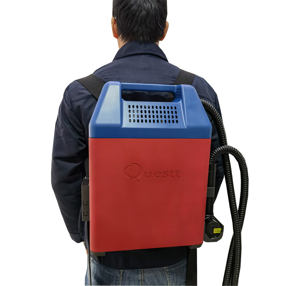 Car Boat Moto Bike Backpack Metal Laser Rust Removal Machine Mini 20w 50w 100w