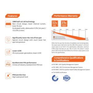 China Monocrystalline Silicon Sunport Solar Panels Temperature Range -40C To 85C PV Solar Panel on sale