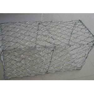 80x100mm Woven Gabion Baskets 1x1x1m Galvanized Steel Wire Mesh