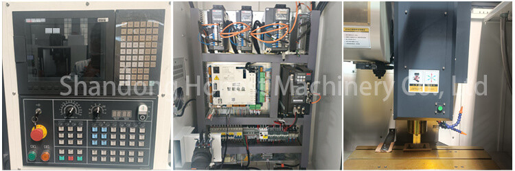 Taiwan line rail 3 axis vertical machining center VMC1165 intelligent CNC milling machine