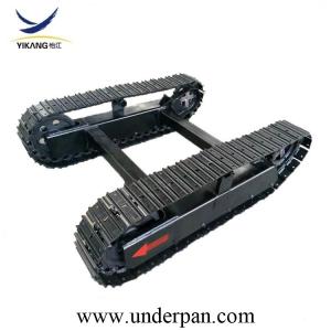 Custom seawater desilting equipment crawler rubber track undercarriage system