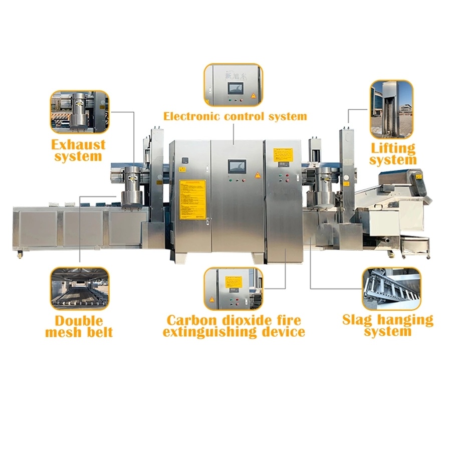 High-Quality Customized Equipment Potato Chicken Frying Machine/Industrial Fryer